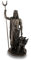 Unbekannt Bronze Finish Griechische Gott Hades und Cerberus Statue Skulptur