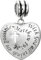 Sterlingsilber Christliches Kreuz With God All Things Are Possible im europäischen Stil baumelndes Charm-Bead