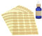 Wisdompro Fancy Shape Kraft Label Stickers, 256 Pcs Self Adhesive Gift Tag Stickers, Blank Sticky Labels for Essential Oil Bottles, Spice/Jam Jars, Food Containers - Small