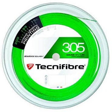 Tecnifibre Strings 305 Roller Blind 200 m 1.20 mm Plain Green
