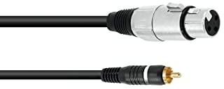 OMNITRONIC 30224028 CXF 20 XLR (F) Cable 2 m Black