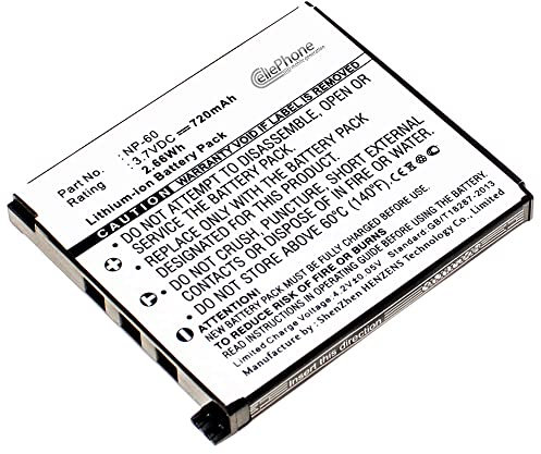 cellePhone Akku Li-Ion kompatibel zu Casio NP-60