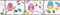 A.S. Création selbstklebende Bordüre Kids Party, blau, bunt, gelb, 895523