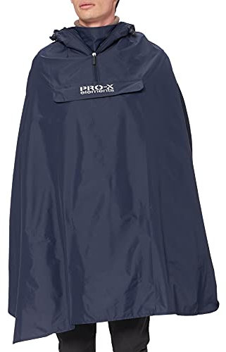 PRO-X elements Rad-Poncho PASO mit großer Brusttasche I Regenponcho mit Kapuze, Reflexstreifen & verschweißten Nähten I Damen & Herren Regencape