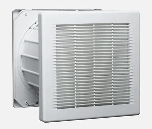Airvent 401896 Commercial Extractor Fan with Auto Shutters and Wall Kit 12 300mm Large Industrial - White