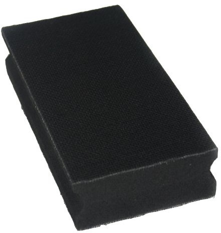 Hand Sanding Block 70x125mm -Both Sides usable for Velcro Discs - Sanding Block for Hand use with Sanding Paper - DFS