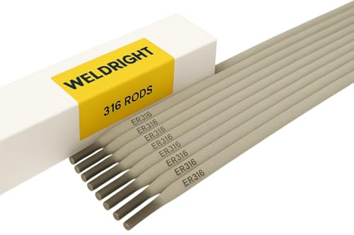 Weld Right ER316L En Acier Inoxydable Soudage À L'Arc Electrodes Rods 1.6mm X 40 Rods