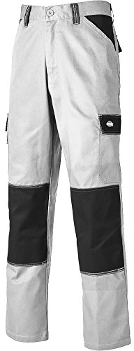 Dickies ED24/7T WGY 48 Size 130 Everyday Trousers - White/Grey