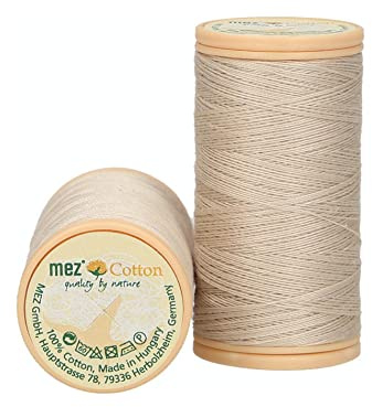 MEZ 4661050-02211 Nähgarne, 100% Baumwolle, 2211, Stärke 50, 100m, 9 Gramm