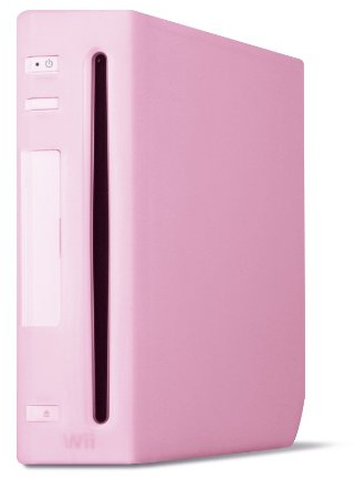 Console Secure Skin for Wii tranparent pink Speedlink