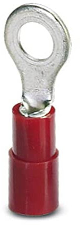 PHOENIX CONTACT C-RCI 1.5/M6 Ringkabelschuh, 0.5mm²-1.5mm² Querschnitt, M6 Gewindegröße, Rot, 100 Stück