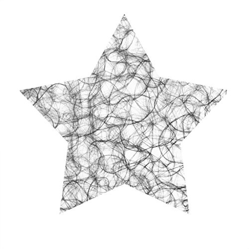 Sizoweb Formen - Platzsets - Tischsets - Dekounterlagen - 12 Stück - 64 (Sizoweb Stern, Dunkelgrau)