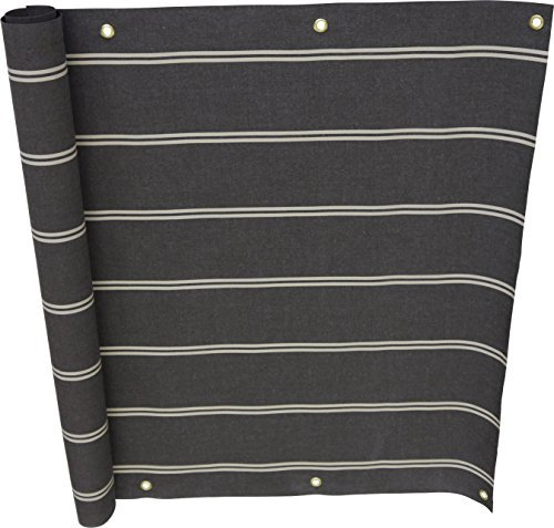 Angerer Freizeitmöbel GmbH Balkonbespannung Exklusiv 90 cm (Braun, Länge: 6 Meter)