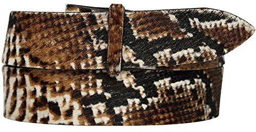 Post & Co Gürtelband Fell (Leder) Python Optik, Breite 4 cm, 85 cm