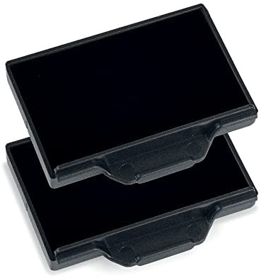 Trodat Ersatzkissen 6/56 für Professional 5204, 5206, 5460, 5460L, 5117, 5558, 5558PL, 55510, 55510PL, 5465 und 5466PL – Stempelfarbe Schwarz, 2er-Pack