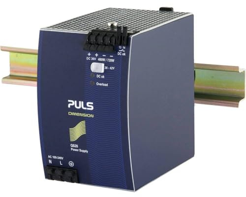 PULS DIN Rail Power Supply Dimension QS20.361 42 V/DC 13 A 480 W 1 x