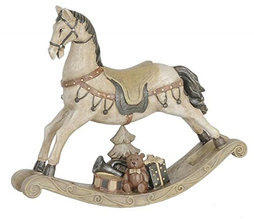 Clayre & Eef 6PR0037 Schaukelpferd 30 * 8 * 27 cm