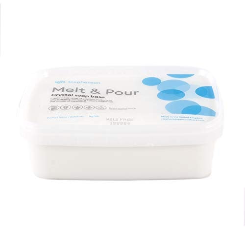 Melt And Pour Seifenbasis Weiß SLS Frei - 1kg