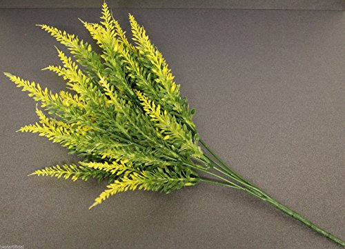 Best Artificial Lavendel-/Heidekraut Zweige Gelb