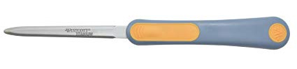 Westcott Pub Titanium Bonded Blade Hand Letter Opener with Redesigned Handle, 9, Gray/Yellow (16450)