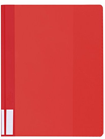 Durable Sichthefter für DIN A4, Überbreite, 25-er Packung, rot, 268103