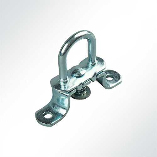 LYSEL Drehverschluss, verzinkt, (BxHxL) 15x15x66mm in grau (100 Stück)