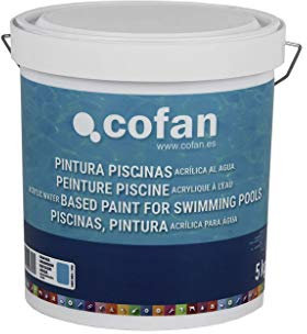 Cofan 15002391 Vernice Acrilica Ad Acqua Per Piscine, 5 kg, Blu