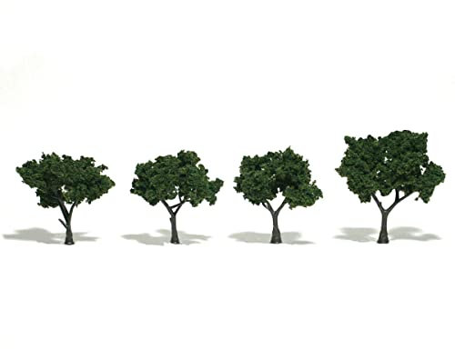 Medium Green Ready Made Trees 2 - 3 Woodland Scenics