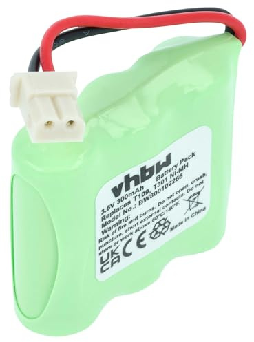 vhbw Akku kompatibel mit Audioline 970 | 971G, 971 schnurlos Festnetz Telefon (300 mAh, 3,6 V, NiMH)