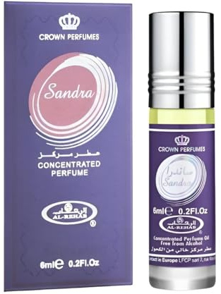 Sandra - 6ml 2oz) Roller Parfüm Öl by al-rehab (crown Parfüms) (BOX of 6) by al-rehab