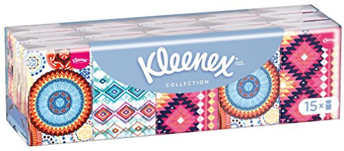 Kleenex Mini-Taschentücher Collection, 5er Pack (5 x 15 Packungen)