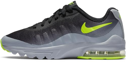 Nike Air Max Invigor (gs), Unisex-Kinder Sneaker, Grau (Wolf Grey/vert Volt-Black), 35.5 EU