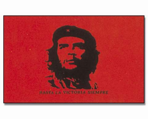 Unbekannt Che Guevara Fahne groß - Rot, Polyester, Rechteckig, Wandmontage, Alle Gelegenheiten, Banner, Flag