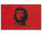 Unbekannt Che Guevara Fahne groß - Rot, Polyester, Rechteckig, Wandmontage, Alle Gelegenheiten, Banner, Flag