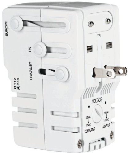 Travel Smart By Conair Adapter/Converter Combo with Surge Protection
