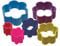 Colourworks Set of Six Plastic Flower Shaped Cookie Cutters