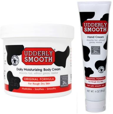 Udderly Smooth Duo Pack, Udder Body Cream Plus Udder Cream, 16 Ounce