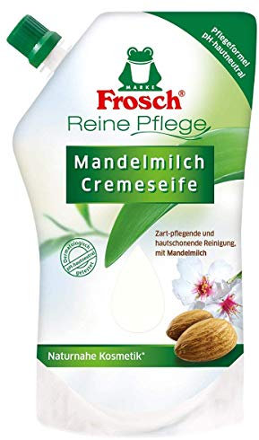 Frosch Handseife Mandelmilch Nachfüller, 2er Pack (2 x 500ml)