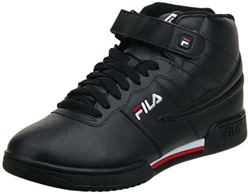 Fila Men's 1VF059LX Fashion Sneaker, Black/White/Fila Red, 10 UK