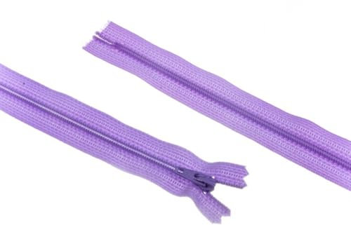 YKK Nylon Closed End Dress Zip 45cm Lilac - Each