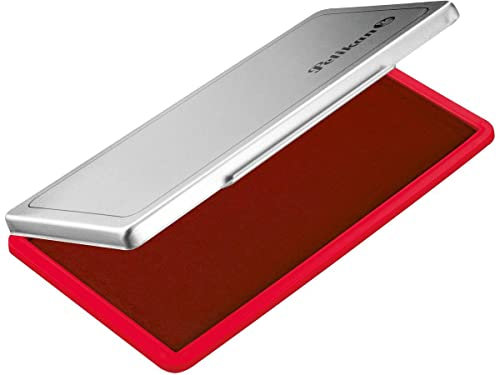 Pelikan Metallstempelkissen, 9 x 16 cm, 1 Set, rot