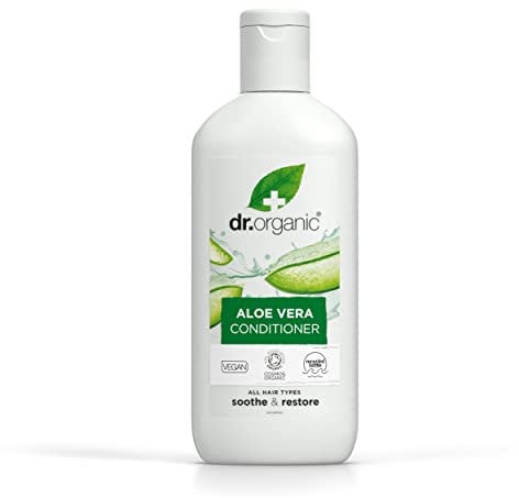 Dr. Organic Aloe Vera Haarspülung 265ml – Bio-zertifiziert Beruhigend Conditioner Für alle Haartypen - Natürlich, Vegan SLS-frei