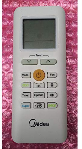Mando a distancia genérico de repuesto para aire acondicionado Midea RG70E/BGEF