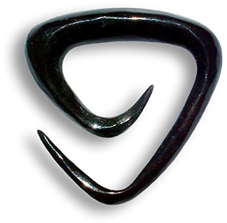 Island Piercings PAAR Dehnungsspirale Spirale Sichel Horn 4mm