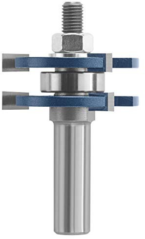 BOSCH 84624MC 1-7/8 In. x 1/4 In. Carbide-Tipped Tongue and Groove Router Bit