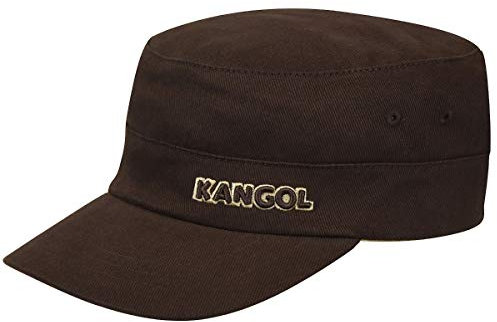 Kangol Cotton Twill Army Cap, Brown, Small (Manufacturer Size: Small/Medium)