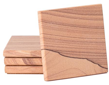 Thirstystone Sandstone Cinnabar Coasters