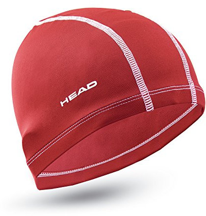 Head Cap Lycra, Unisex, Cap Lycra, rot, Einheitsgröße
