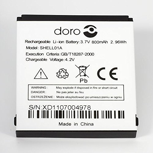 Original Battery For Doro SHELL01A Doro PHONEEASY 410 Easyphone 410GSM 800mah