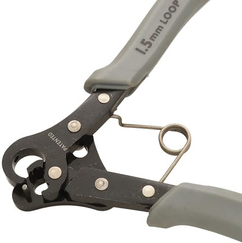 Der Beadsmith One Step Looper – Erstellen und schneiden Sie gleichmäßige 1,5-mm-Schleifen für Schmuck, zur Verwendung mit 18–26 g Basteldraht
